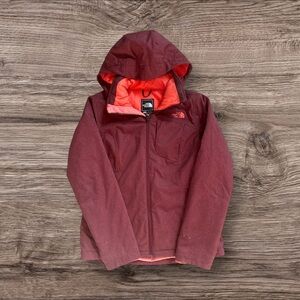 Women’s Maroon Jacket with Hood